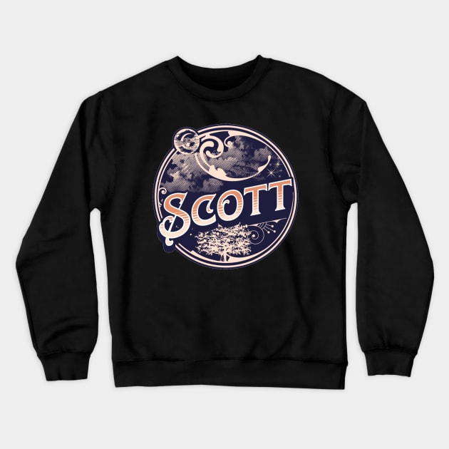 Scott Name Tshirt Crewneck Sweatshirt by Renata's